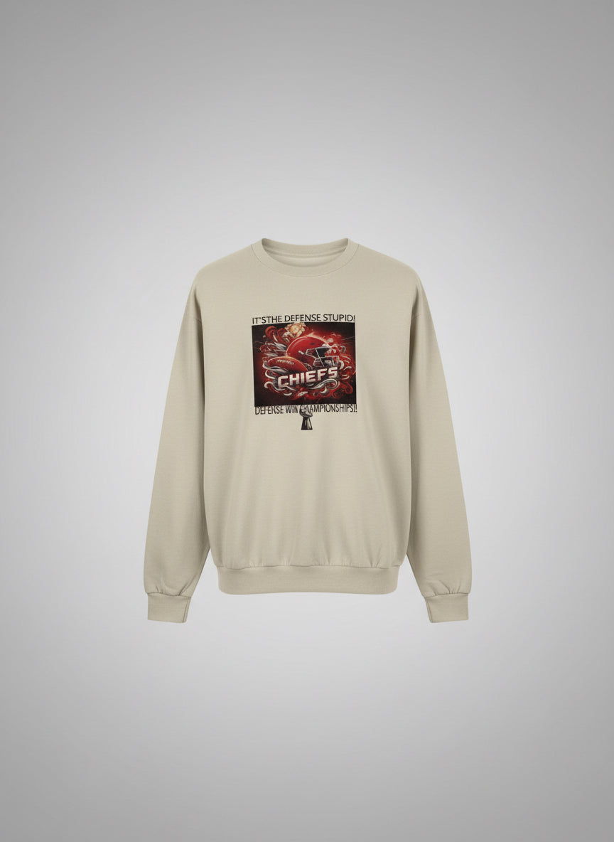 It's The Defense 2 football Kansas City Chiefs Sweatshirt