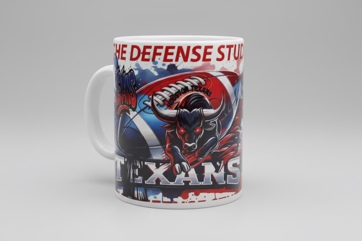 It's The Defense Stupid 2 Coffee mug Texans