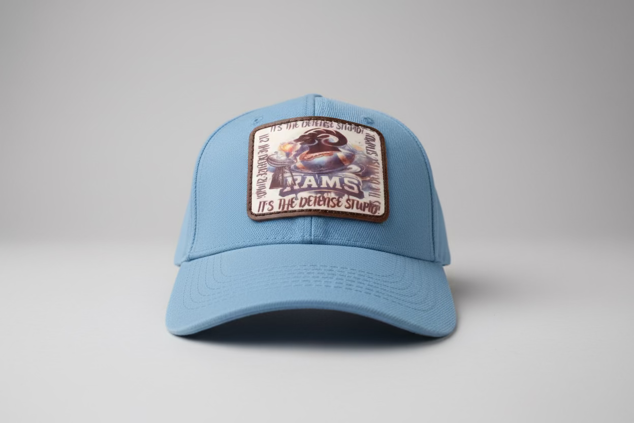 It's the defense stupid 2 football baseball cap Rams