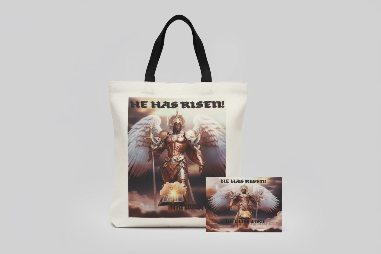 He Has Risen Tote and Cosmetic Bag